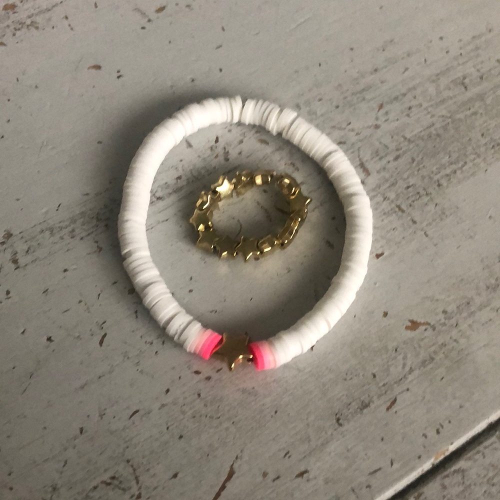 Handmade bracelet and ring set